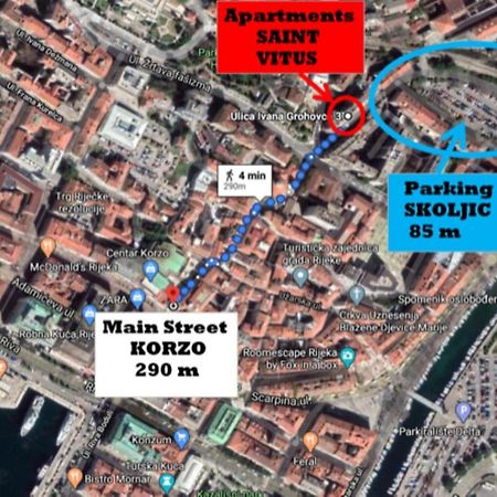 Saint Vitus Apartments With Balcony Rijeka Luaran gambar