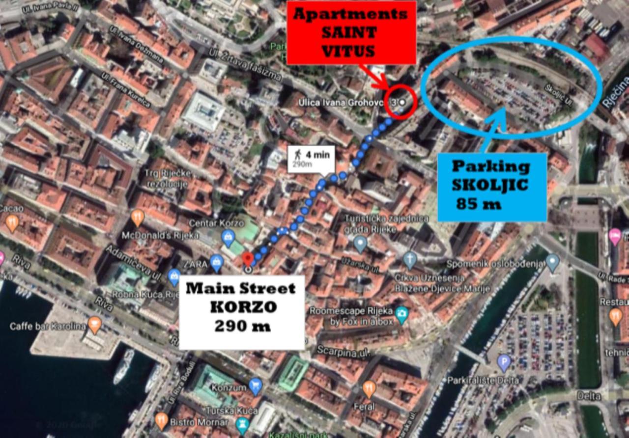 Saint Vitus Apartments With Balcony Rijeka Luaran gambar