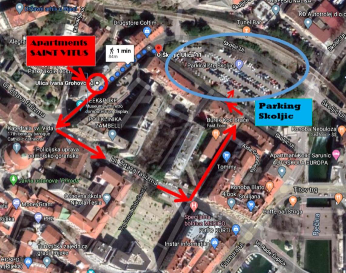 Saint Vitus Apartments With Balcony Rijeka Luaran gambar